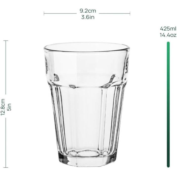 Set de 4 tasses à matcha 500 ml, gobelet pour smoothie, eau