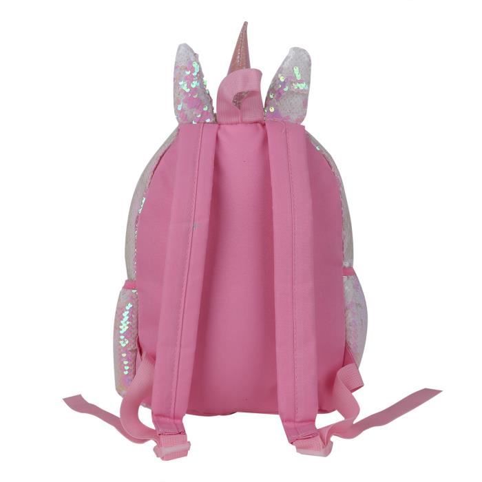 Sac Dos Licorne Paillette Cartable Fille Primaire Maternelle