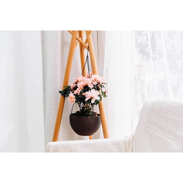 Rose - Pot de fleur en plastique pour plantes d'intérieur et d'extérieur,  Jardinières de panier, Porte-plante - Cdiscount Maison