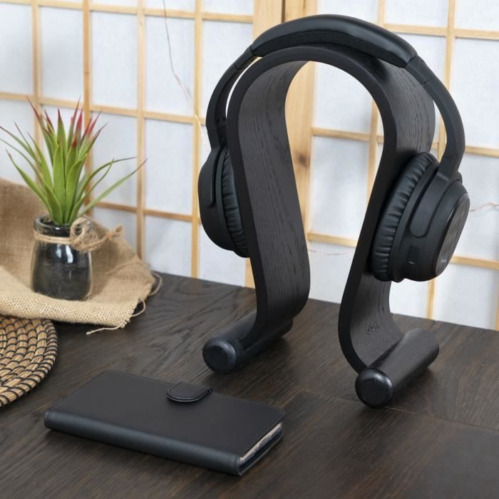Support Universel Pour Casque Audio En Bois - Socle Gaming Design - Neuf (réf. KLB0000082F001C)