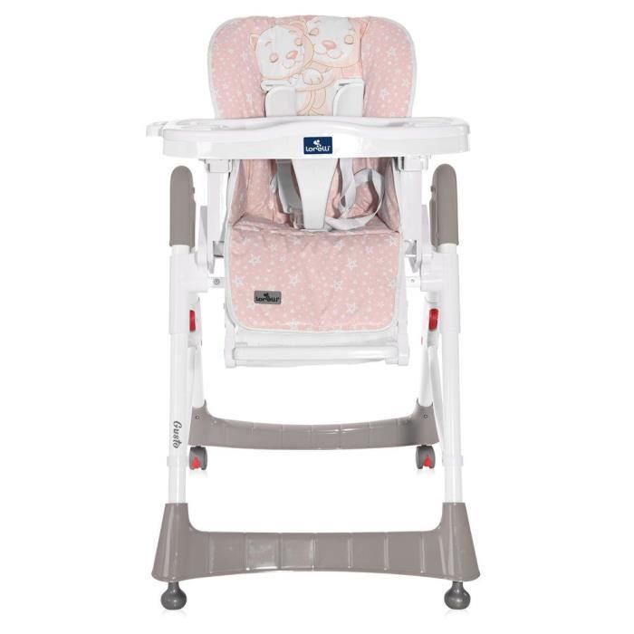 Chaise haute pour bébé évolutive Tasty Rose – Innovations MS 2055