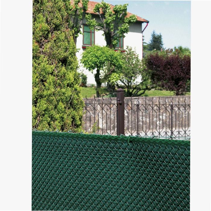 Filet Brise-Vue Brise-Vent TENAX Airy Vert 1x5m - Protection Décorative Pour Balcon Terrasse Et Jardin