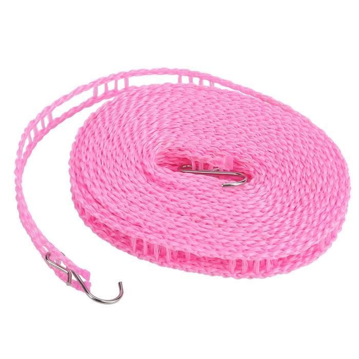 Corde à Linge Extérieure 50M Verte - Câble Acier Robuste Enduit PVC, Résistante Au Vent Et à La Déchirure Pour Jardin, Camping & Maison