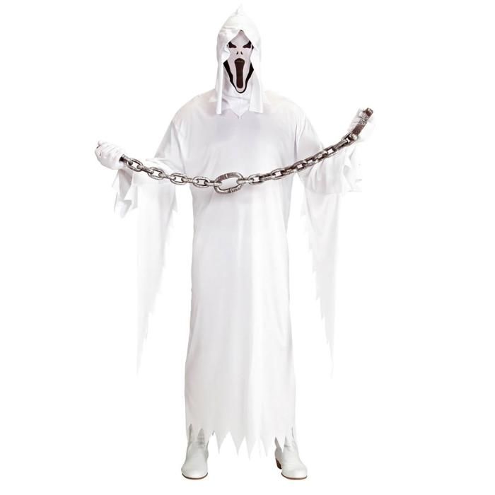Widmann Collier Os Blanc Unisexe – Déguisement Idéal Pour Halloween, Carnaval Et Fêtes Costumées