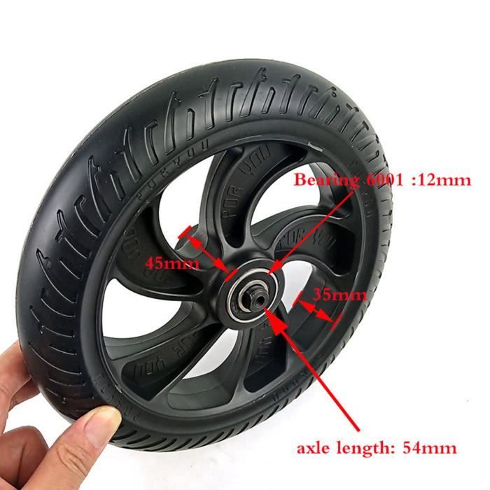 Roue Arrière Scooter électrique 20,3 Cm (8") Pour Kugoo S1/S3 - Pneu PU Avec Roulement, Adhérence Optimisée - Remplacement Facile