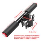 Guidon Enfant Pour Trottinette Électrique Mi M365 – Réglable 270 Mm, Lumières Avertissement, Poignée Éponge