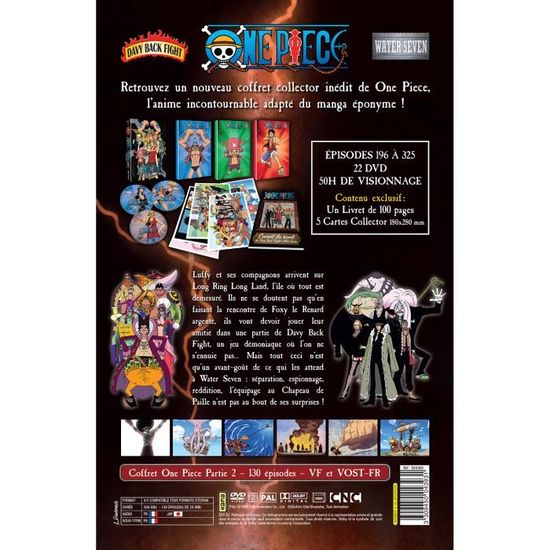One Piece Partie 2 Edition Collector Limitee Coffret 22 Dvd Cdiscount Dvd