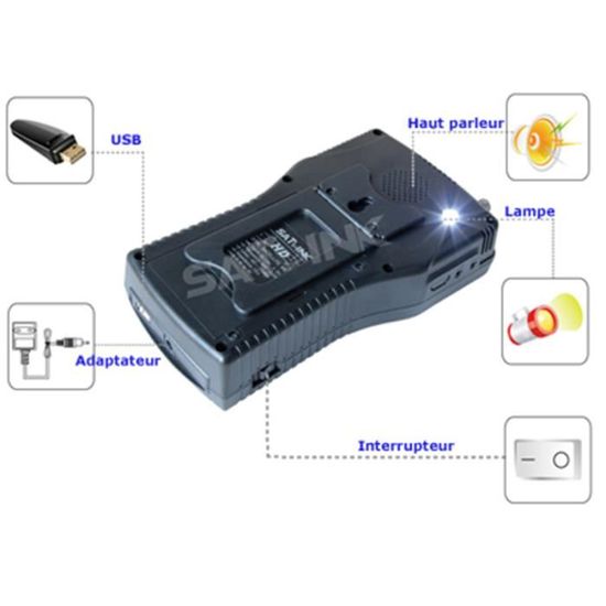 Mesureur Signal TV Satellite KPT-268AH DVB-S2 Full HD - Sat Finder Avec Écran TFT