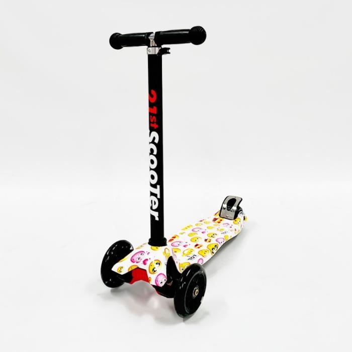 Trottinette pliable Steel avec guidon réglable sur 3 hauteurs La tr