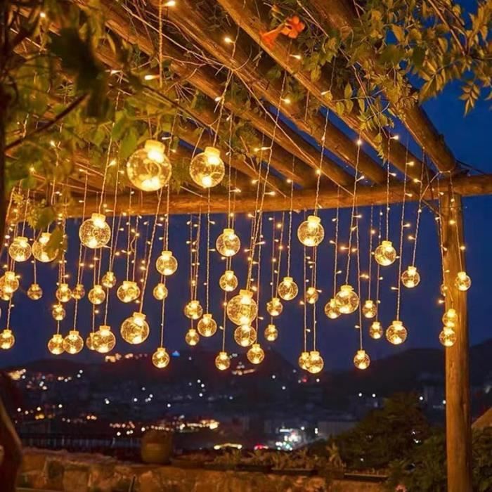 Guirlande lumineuse à ampoules LED ciel étoilé, imperméable, luminaire  décoratif d'extérieur, idéal pour une tente, un Camping, un jardin, une  fête