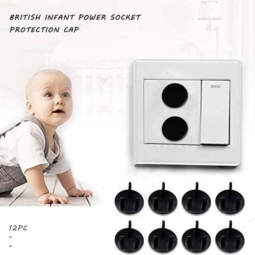 Generic LOT DE 6 Cache prise simple a mettre et enlever prise de courant  Electrique protection bébé sécurité enfant avec un STICKER à prix pas cher