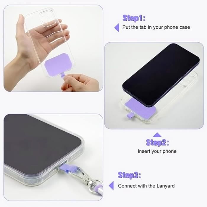 Lanière Téléphone Universelle En Nylon Réglable - Pour La Plupart Des Smartphones Et Coques - 11