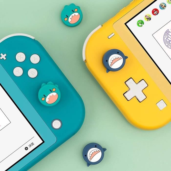 GeekShare Joycon Lot De 4 Capuchons De Poignée De Pouce En Silicone