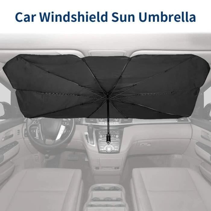 Pare-soleil Pour Pare-brise Voiture 145x82 Cm - Pliable, Avec Mémoire De Forme, Protection UV Et Chaleur - 6