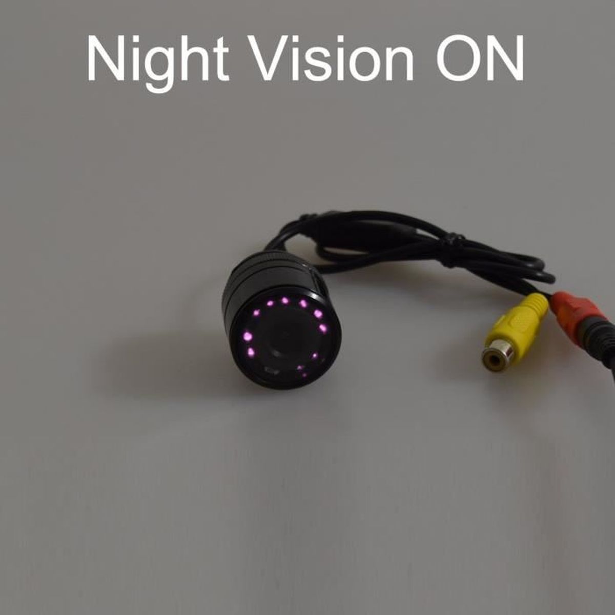 Voiture Caméra de Vue Avant Frontale Universal Intégration Forage 28mm IR Vision de Nuit Auto Flush Mount Surveillance DC 12V 