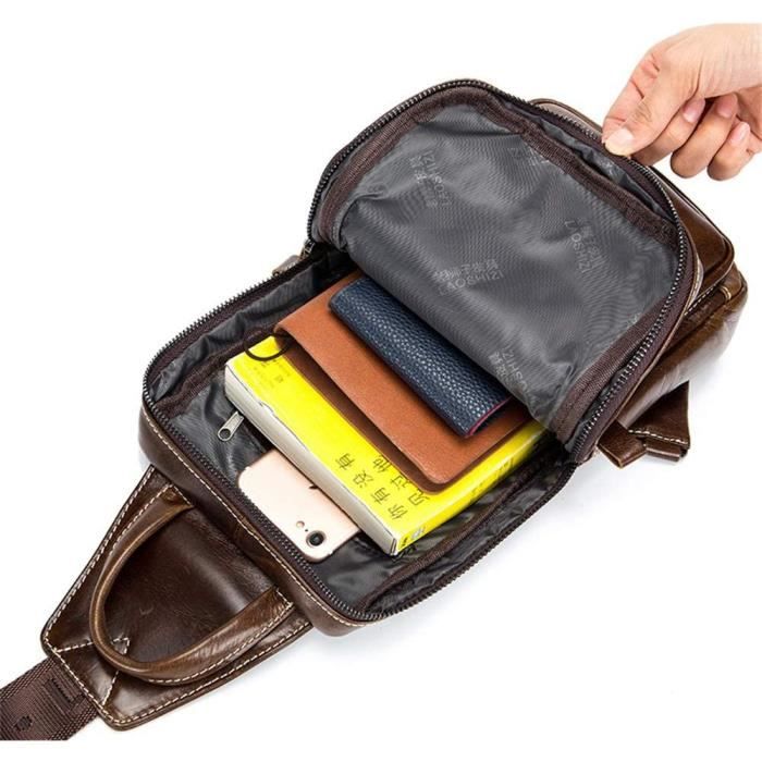 SUNSEATON Sacoche Homme Bandouliere, Imperméable Sac à Dos, Sac