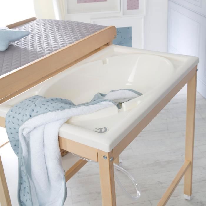 Combi baignoire et changement Baby Pool table à langer pliable avec – roba