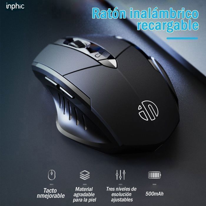 Souris Sans Fil Silencieuse, Souris Silencieuse Avec 6 Boutons, Souris