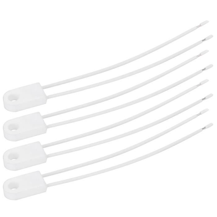 Lot De 10 Tubes En Céramique 9 Mm - Pour Isolation Thermique, Protection De Câbles/résistances