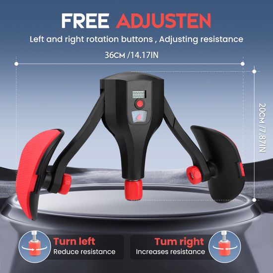 Appareil De Musculation Pour Cuisses Et Fessiers – Résistance Réglable 10-50 Kg, Compteur Intelligent, Rotation 360°