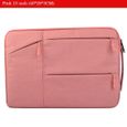 PORTE-DOCUMENTS - SERVIETTE - ATTACHE-CASE,Soomile sacoche pour ordinateur portable 12 13.3 15 15.6 pouces sac - Type pink 15 inch-0