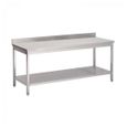 Table inox professionnelle - Materiel Horeca - GDATS-77A - 700x700mm - Acier inoxydable 220-0