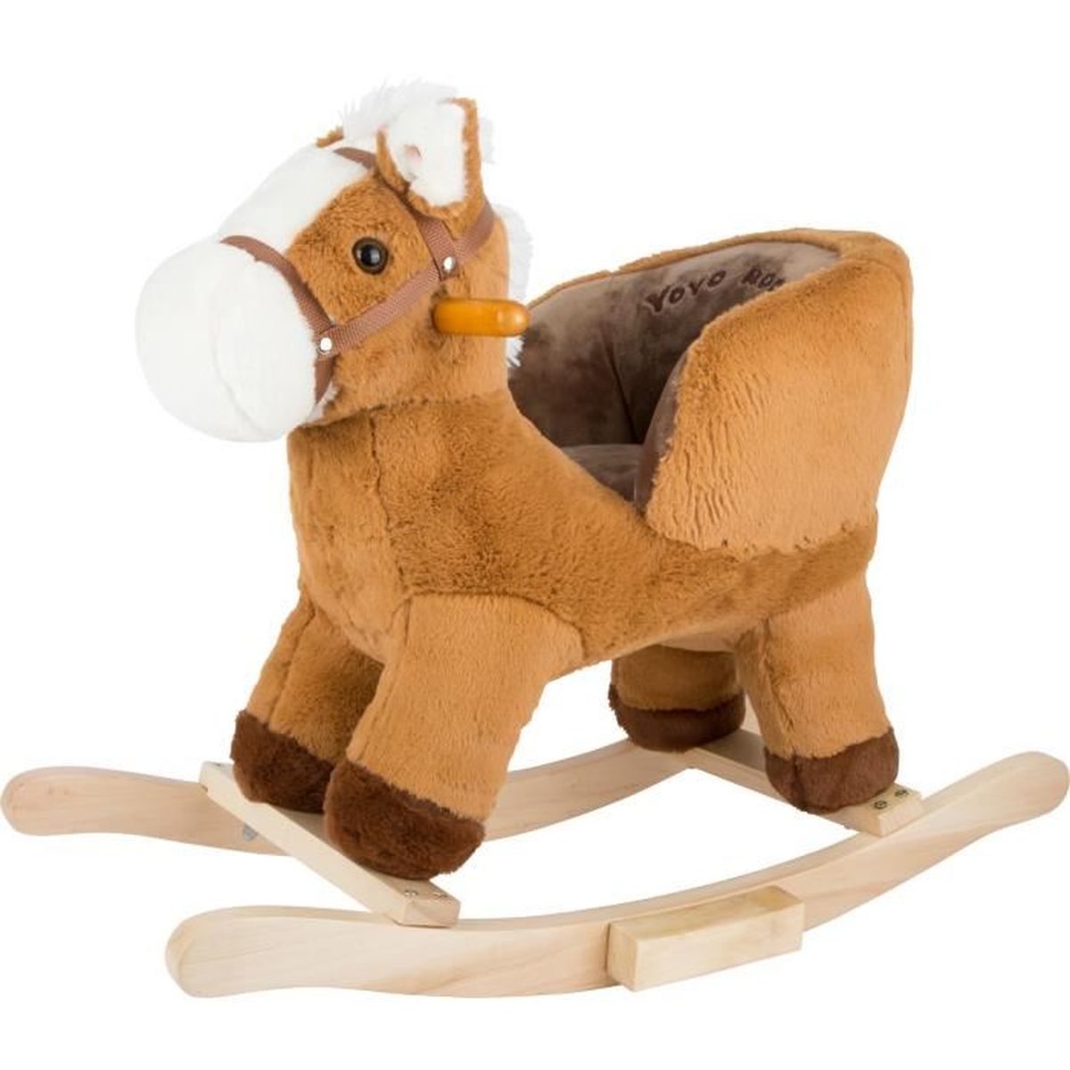 cheval a bascule avec son
