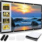VINSIC Écran de Projection 120" 16:9 HD 4K Pliable Anti-Plis Écran de projecteur portable pour cinéma maison intérieur extérieur
