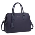 David Jones - Sac à Main Femme Bugatti - Cabas Fourre-Tout Elégant Cuir PU - 2 Compartiments Multipoche Chic - Bleu