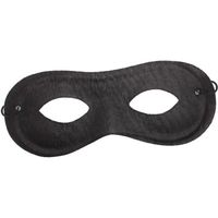 Masque loup noir (MAS-12) masque de Zorro convenable pour adultes et enfants grâce à un élastique de qualité supérieure Idée de