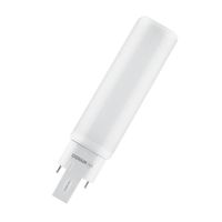 OSRAM DULUX D 18 Ampoule LED pour culot G24D-2, 7 watt, 700 lumen, blanc froid (4000K), orientable, en remplacement de l'ampoule