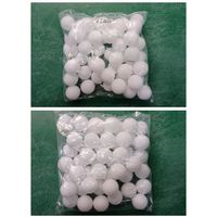 Paquet de 50 Balles de Ping-Pong de Qualité SupéRieure Balle de Table de Formation AvancéE Balles LéGèRes Durables Soudure Blanc