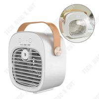 TD® Ventilateur d'air conditionné froid   3 vitesses  Nano spray  Refroidissement rapide  Ventilateur refroidisseur d'eau de bureau