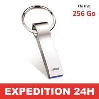 Clé USB 256 Go, clé USB 256 Go étanche, clé USB 3.0 en métal, clé mémoire Portable pour PC, tablettes, etc. Stockage de[S34]