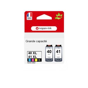 Cartouches D'encre Génériques Pour Canon MP 460 - Kit PG 40 XL + CL 41 XL - Neuf Sous Emballage - Impression Couleur