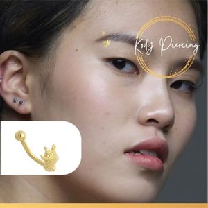Lovepiercing - Piercing Arcade Titane 8mm - Noir - Pour Sourcil, Helix, Tragus - Anti-Allergique