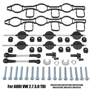 059129711CK 059129711DC Kit de r/éparation de volets de tourbillon de tubulure dadmission compatible avec Audi