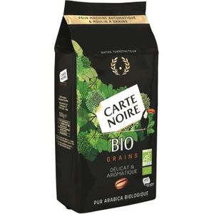 CARTE NOIRE - Café Grain Carte Noire Bio - Café Bio 100 % Arabica 1 Kg