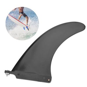PLANCHE DE SURF Ailerons de Planche de Surf - DRFEIFY - 9 Pouces - PVC - Noir