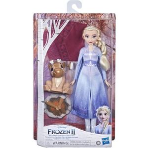Disney La Reine des Neiges 2 Poupees Princesse Disney Elsa 29 cm et Olaf 18 cm électroniques
