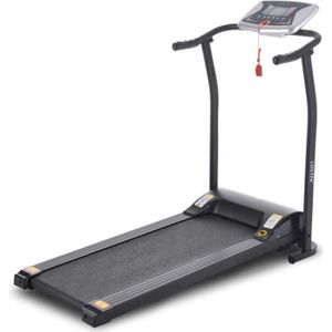 TAPIS DE COURSE LONTEK Tapis de Course Pliable, Treadmill 10km/h Moteur 1.5CV, Silencieux, Idéal pour Maison/Bureau, Roues de Transport, 502 Noir