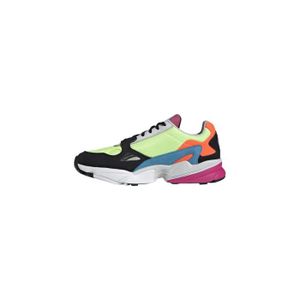 BASKET Basket adidas Originals FALCON - Femme - Jaune fluo, Noir, Blanc, Orange, Rose - CG6210