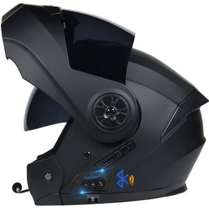 CASQUE MOTO SCOOTER RUMOCOVO® Casque Modulable Moto Bluetooth Intégré 