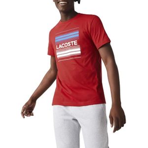 survetement lacoste rouge