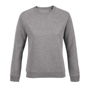 SWEATSHIRT Sweatshirt femme Sol's Nelson - gris chiné - L