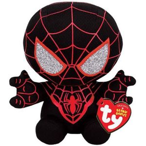 PELUCHE Ty - 41160 - Beanie boos small Miles Morales spiderman