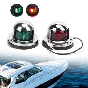 MAIN COURANTE Feu de navigation marin à LED 8‑LED Bateau Navigat