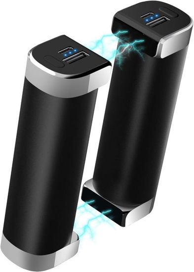 Chauffe-mains Rechargeable USB Magnétique 2 En 1 - 3 Températures Réglables (45°C à 60°C) - Portable Pour Ski, Randonnée, Froid
