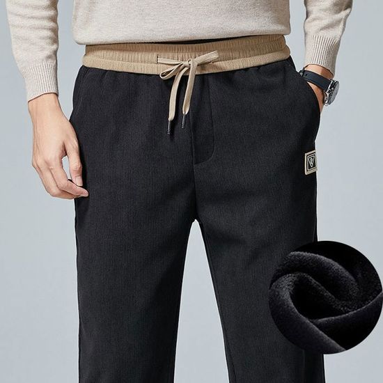 Generisch Pantalon Long En Velours Côtelé Pour Homme - Coupe Ample