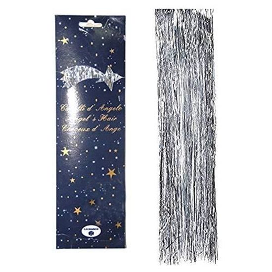 Cheveux D'ange Argenté - Guirlande Fine Pour Décoration De Noël, Sapin, Loisirs Créatifs